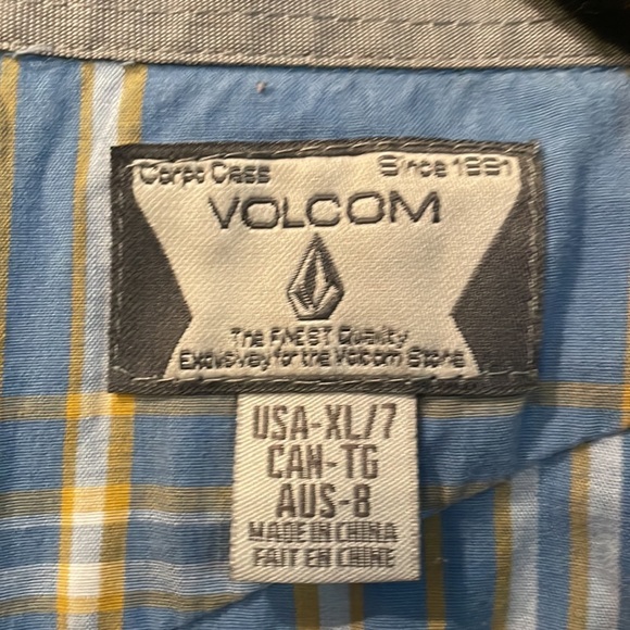 Kids blue and yellow button down - Picture 3 of 3